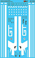 Microscale Decals 871313 HO - Grand Trunk Western GP38AC  Bicentennial 1976+