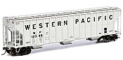 Athearn 81576 - HO RTR FMC 3-Bay 4700 Covered Hopper - Western Pacific #12099