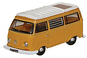Oxford Diecast NVW008 -N Scale 1960s Volkswagen Camper Van - Assembled -- Marino Yellow, White
