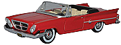 Oxford Diecast 87CC61001 - HO 1961 Chrysler 300 Convertible - Top Down