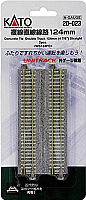 Kato Unitrack 20-023 N Scale - Concrete Tie Double Track Straight - 4-7/8in (124mm) (2/pkg)