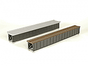 Micro Engineering 75505 - HO Deck-Girder Bridge w/Open Deck - Kit - Scale Length: 85ft