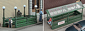 Walthers Cornerstone 3762 - HO Subway Entrance - Kit