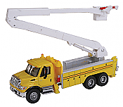 Walthers SceneMaster HO 11752 International(R) 4300 Utility Truck w/Bucket Lift  - Assembled- Yellow 