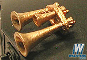 Cal Scale 628 HO - Leslie RS3L 3-Chime Air Horn - Lost Wax Brass Casting