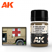 AK Interactive 123 - OIF and OEF US (Sand/Light Brown) Modern Vehicles Streaking Effects - Enamel Paint - 35ml