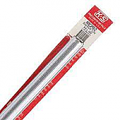 K&S Engineering 8292 All Scale - 5/8 inch OD Round Aluminum Tube - 0.029inch Thick x 12inch Long