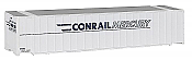 Walthers SceneMaster 8843 - N Scale 48Ft Ribbed Side Container - Conrail Mercury