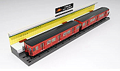 Rapido 206004 - HO TTC G-Class Subway - Unpowered  - 2-car Train + Display Platform #5000+5001