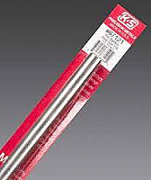 K&S Engineering 87121 All Scale - 7/16 inch OD Round Stainless Steel Tube - 22 Gauge x 12inch Long