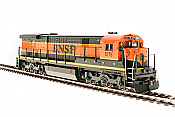 Broadway Limited Imports HO 4406 GE C30-7, BNSF #5175, Green and Orange w/Paragon3 Sound/DC/DCC