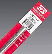 K&S Engineering 87117 All Scale - 5/16 inch OD Round Stainless Steel Tube - 22 Gauge x 12inch Long