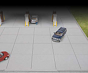 Walthers 3540 - HO Gas Station Parking Lot - Kit