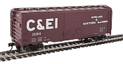 Walthers Mainline 2251 - HO 40ft ACF Welded Boxcar w/8ft Youngstown Door - Chicago & Eastern Illinois #3301