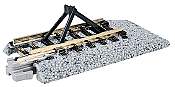Kato Unitrack 20-048 - N Scale Straight Roadbed Bumper Track - Style C (2pcs)