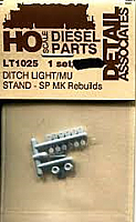 Detail Associates - Ditch Light-/MU Stand - SP MK Rebuilds