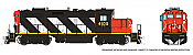 Rapido 41506 - HO GP9RM - DCC & Sound - Canadian National (Stripes) #4105