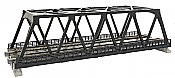 Kato Unitrack 20-438 - N Scale Double-Track Truss Bridge - 9-3/4in (24.8cm) - Black