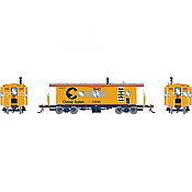 Athearn G78333 - HO Scale ICC Caboose w/lights and DCC/Sound - B&O/ Chessie #C-3984