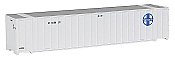 Walthers SceneMaster 8842 - N Scale 48Ft Ribbed Side Container - Santa Fe