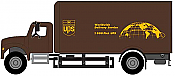 Walthers HO 11293 SceneMaster International(R) 4900 Single-Axle Box Van - Assembled - UPS Bow Tie Scheme