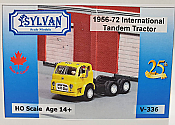 Sylvan Scale Models V-336 HO Scale - 1956/72 IHC-190 Tandem Tractor - Unpainted and Resin Cast Kit