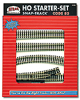Atlas 588 - HO Snap Track Code 83 Starter Set