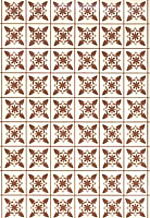 Plastruct 91861 Brown Tile Paper Sheet (2pcs pkg)