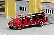 Sylvan Scale Models V-326 HO Scale - 1939 Ford/LaFrance Open Cab Pumper - Unpainted and Resin Cast Kit