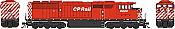 Bowser 24993- HO GMD SD40-2f -CP Rail (Round Porthole, White Stripe) DCC Ready  #9010