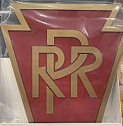 Stoddarts Ltd. PRR - 3D Railroad Wall Artwork - Pennsylvania RR Logo