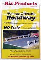 Rix Products HO 106 Highway Overpass Roadway Kit