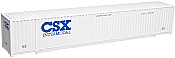 Atlas Model Railroad HO 20002996 Jindo 53 Ft Cargo Container 3-Pack - Master Line - CSX Intermodal (CSXU) Set #4