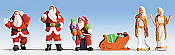 Walthers SceneMaster 6031 - HO Christmas Figures (6pkg)