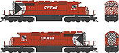 Bowser 25310 - HO GMD SD40-2 - DCC & Sound - CP Rail: As Delivered #5674