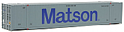 Walthers SceneMaster 8516 - HO 53ft Singamas Corrugated-Side Container - Matson