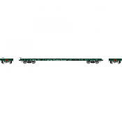 Athearn RTR 97078 - HO 60ft Flat Car - British Columbia Railway #1511