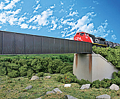 Walthers Cornerstone 4503 - HO 90Ft Single-Track Railroad Through Girder Bridge - Kit