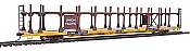 Walthers Mainline 8025 - HO 89ft Flatcar w/ Bi-Level Open Auto Rack - Union Pacific Rack, Trailer Train Flatcar (TTBX) #963118
