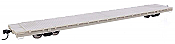 Walthers Mainline 50600 - HO RTR 68Ft Bulkhead Flatcar - Undecorated