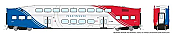 Rapido 146035 - HO Single BiLevel Commuter Car - UTA FrontRunner - Unnumbered Coach