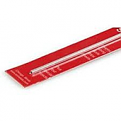 K&S Engineering 83010 All Scale - 3/32 inch OD Square Aluminum Tube - 0.014inch Thick x 12inch Long