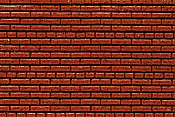 Chooch 8623 - HO Flexible Dark Red Brick Wall Sheet (2-Pack) - Medium