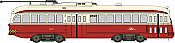 Bowser 12912 - HO Kansas City-Style Post-War PCC Streetcar - DCC & Sound - Toronto Transit Commission #4777