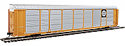 Walthers Proto 101415 - HO 89ft Thrall Enclosed Tri-Level Auto Carrier - BNSF #303084