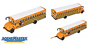 Walthers SceneMaster 11701 - HO International CE School Bus - Assembled - Yellow/White