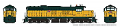 Rapido 50221 - HO EMD SD9 - DC/Silent - Chicago & North Western #6614