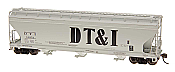 Intermountain Railway 47071-01 HO ACF 4650 Cubic Foot 3-Bay Hopper - Detroit, Toledo and Ironton - DT&I - #10303
