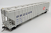 Rapido 157003 - HO 5820 Covered Hopper - Procor/UNPX (Union Carbide) (6pk)