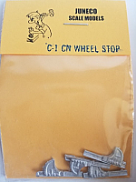 Juneco Scale Models C-1 Canadian National Wheel Stops (4/pkg)